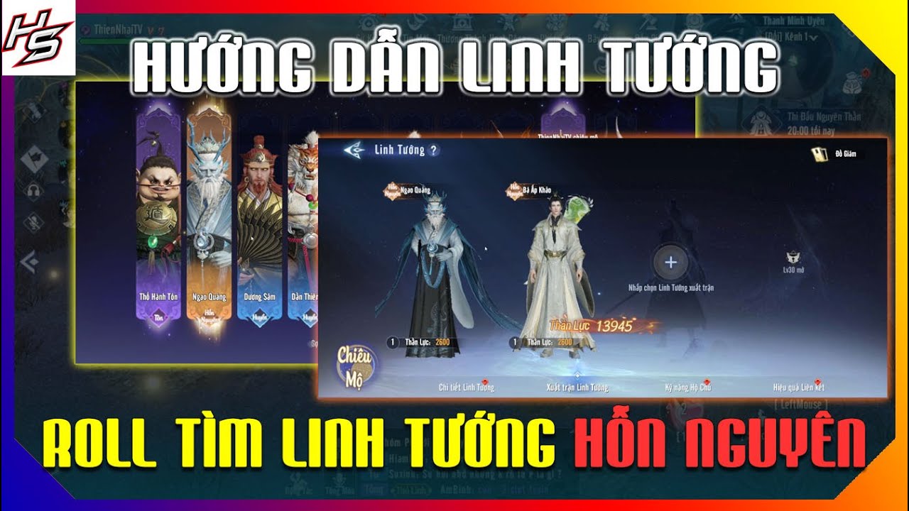 PHONG THẦN VNG - Hướng dẫn Linh Tướng - Roll hơn 200 lần tìm Linh Tướng Hỗn Nguyên | Thiên Nhai TV