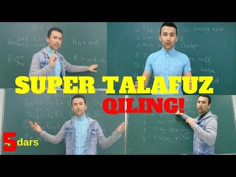 INGLIZ TILIDAGI SO&rsquo;ZLARNI TALAFUZ QILISHDA ENG ASOSIY 5 QOIDA (5-dars)