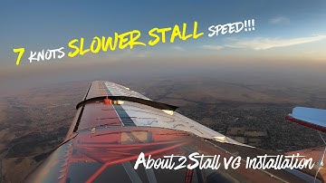 7 Knots Slower Stall Speed! - KitFox SS 7 Vortex Generators Installation