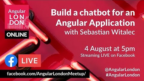 Build a chatbot for an Angular Application