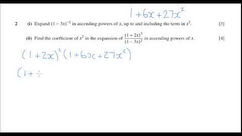 OCR Core 4 June 2006 q2ii - A2 Maths - Binomial Expansion