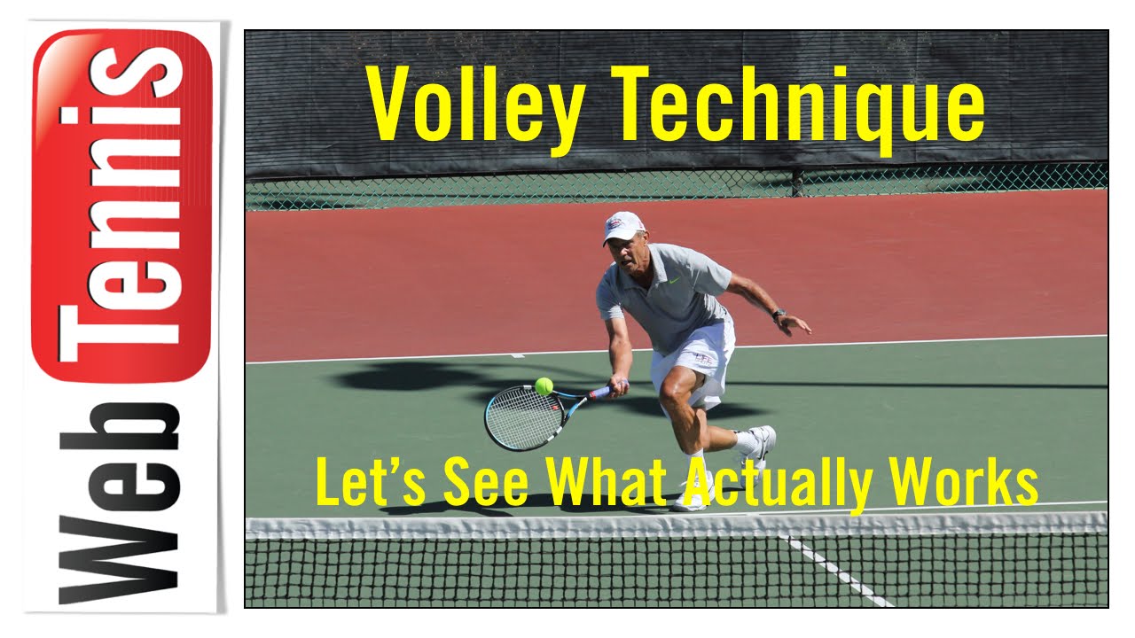 Tennis Volley Technique The Importance of the Front Shoulder YouTube