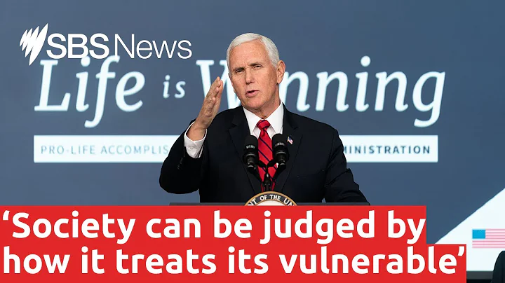 Mike Pence holds 'Life is Winning' event as COVID-19 deaths spike | SBS News