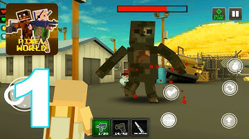 Pixel Z World - Last Hunter - Gameplay Walkthrough Part 1 - Stage 1 - 5 (Android)