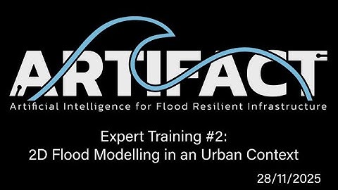 ARTIFACT Expert Training #2 - 2D Flood Modelling in an Urban Context