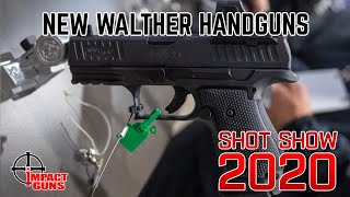 New Walther Pistols - Shot Show 2020 - Ccp M2 .380 & Q4 Steel Frame