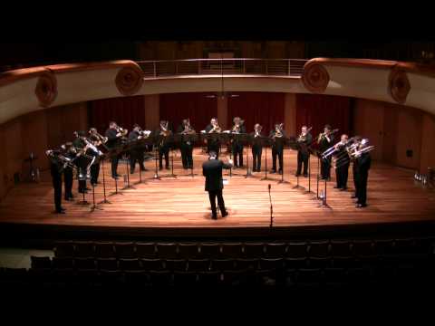 Columbus State University Trombone Choir performs ...