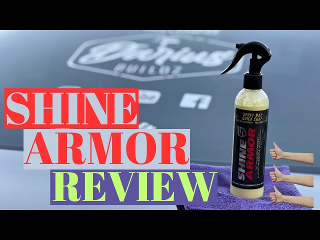 Shine Armor Car Wax with Carnauba Wax - Liquid Spray Wax for Car