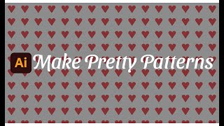Make pretty patterns in Adobe Illustrator | adobe Illustrator tutorial | GFXtrain