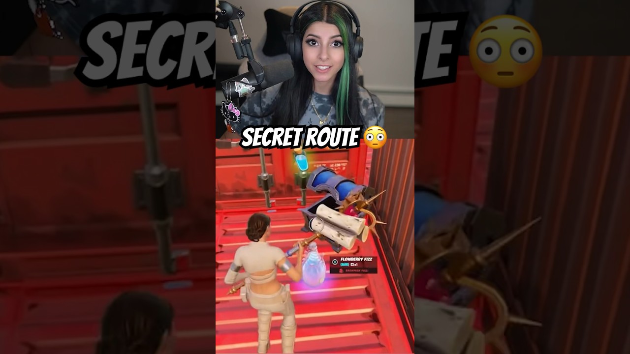 secret route! #fortnite #gamer #gaming #reaction
