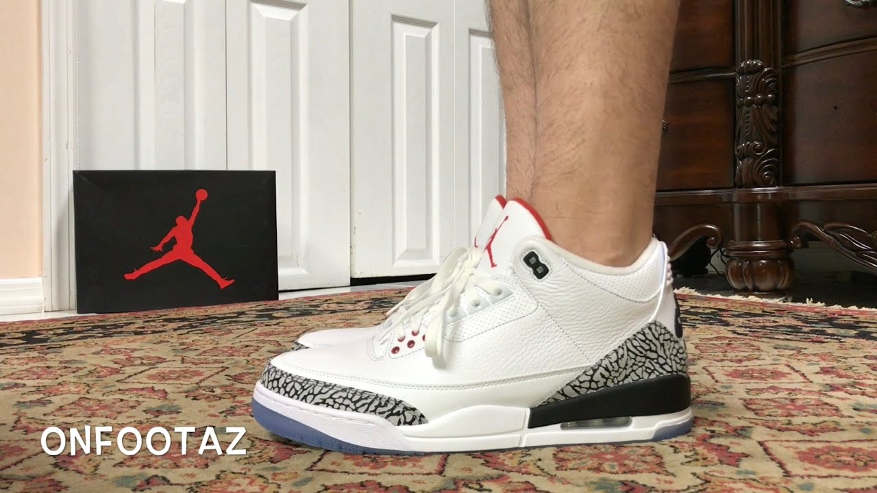 jordan 3 free throw line on feet