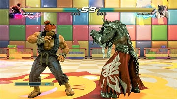 Akuma Street Fighter vs Armor King (Hardest AI) - TEKKEN 7 Arcade Mode