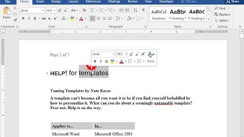 Mark the word templates of the first paragraph as index entry, with subentries the words design...