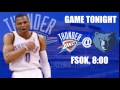 OKC Thunder Gameday Custom Animation By Mets Score 
