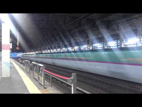東北新幹線　E5系はやぶさ＋E6系こまち　北上駅通過