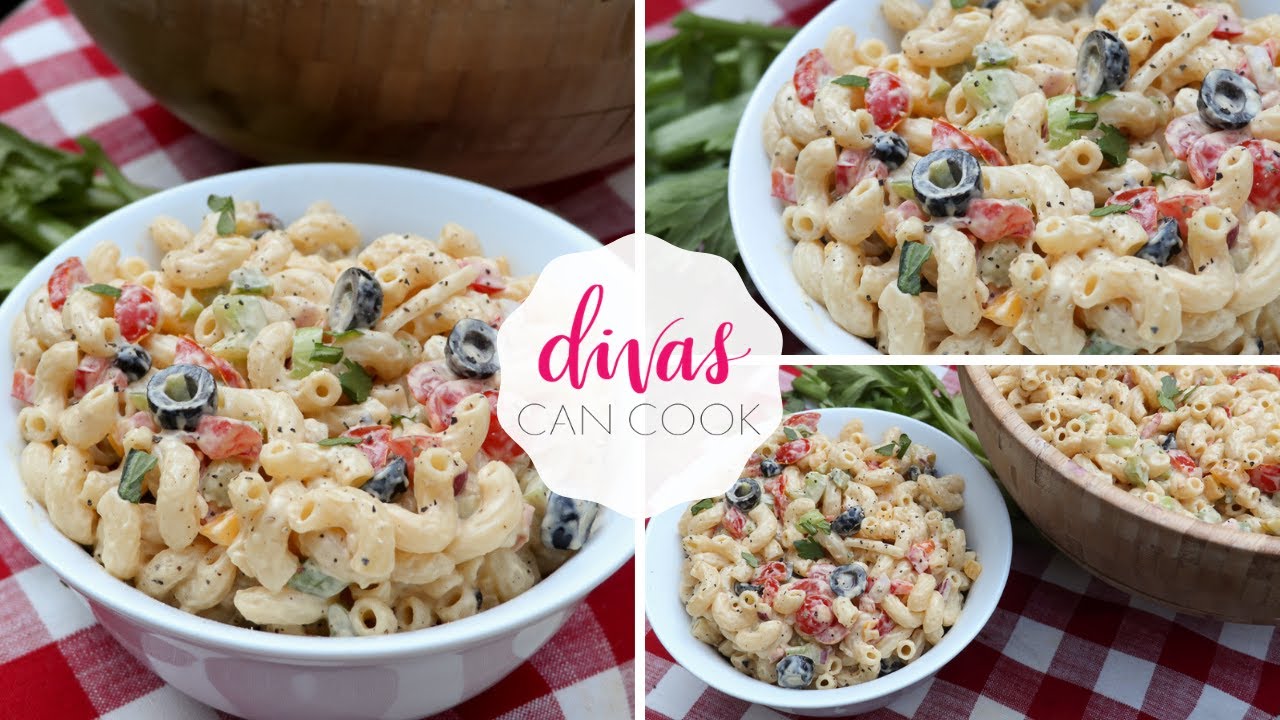 Creamy VEGAN Pasta Salad | Divas Can Cook