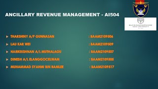 Details PR 1 - AI504 Ancillary Revenue Management - Group 2 Guide