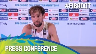 Italy v Mexico - Press Conference - 2016 FIBA Olympic Qualifying Tournament