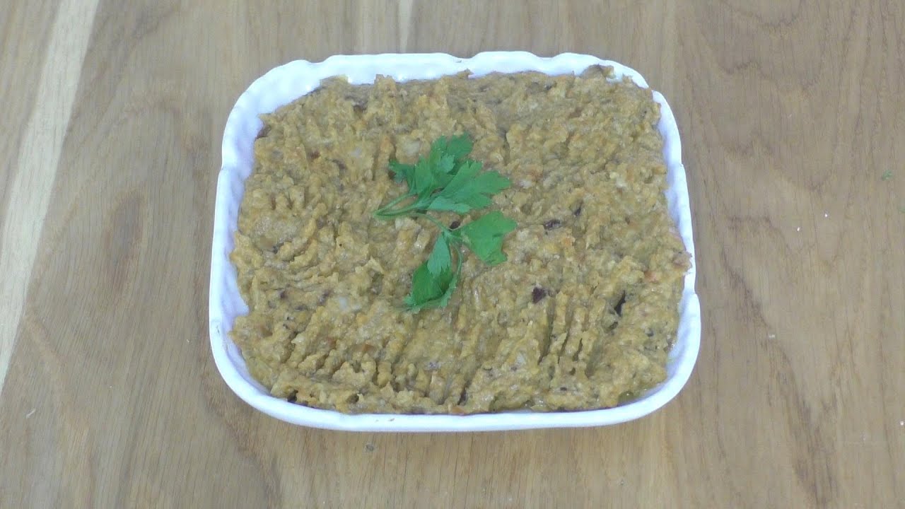 ПАШТЕТ ИЗ ФАСОЛИ С ГРИБАМИ  /BEAN PATE WITH MUSHROOMS/