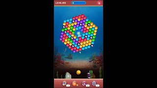 Bubble shooter game shooter bubble sea world level65 complete screenshot 4