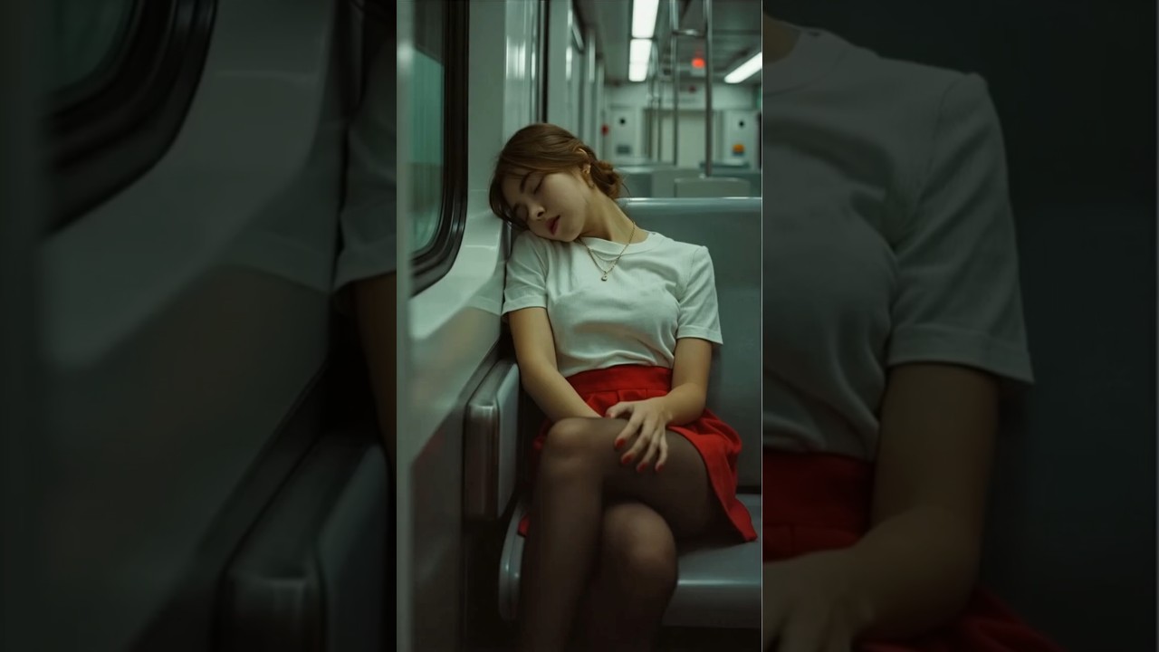 ✨Another tiring commute home from work, at the end of a tiring day, in the subway 1 🌹