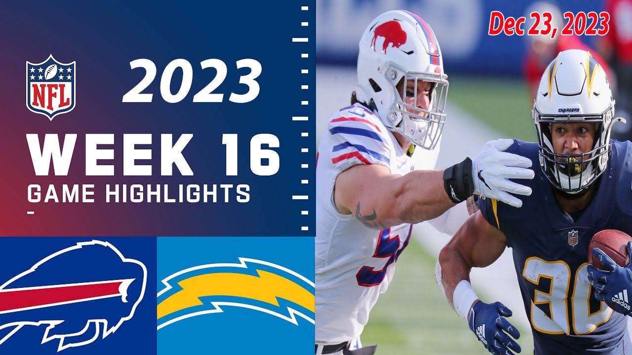 Buffalo Bills vs Los Angeles Chargers Week 16 FULL GAME 12/23/2023