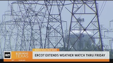 ERCOT extends weather watch through Friday