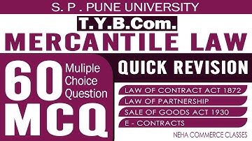T.Y.B.Com Term 1 MCQ: Mercantile Law