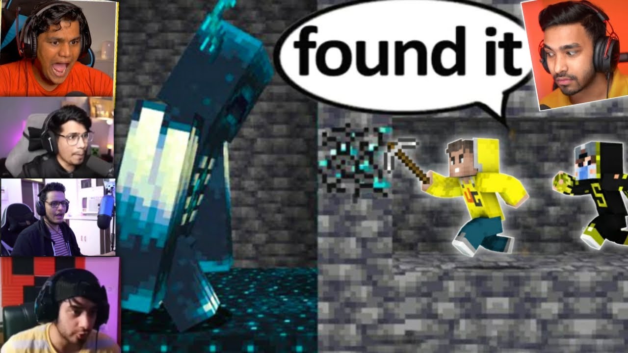 Indian gamers Unlucky moments in Minecraft 🔴 techno gamerz, bbs, live Insaan, gamerfleet, smartypie