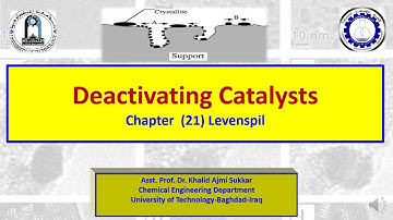 Ph.D.  Advanced Reactors Engineering Course- Deactivating Catalysts- by Dr.  Khalid A. Sukkar