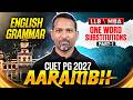 CUET PG LLB/MBA English Grammar 2027 | CUET PG English Grammar One word substitution Part 1