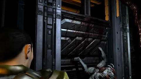 Doom 3 Nightmare Playthrough - Level 5 Alpha Labs Sector 1