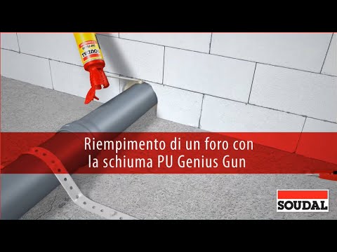 Come si usa la schiuma poliuretanica per riempimento muri