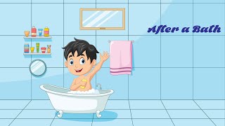 Splish Splash: After a Bath | Fun 2D Animated Rhyme for Kids
