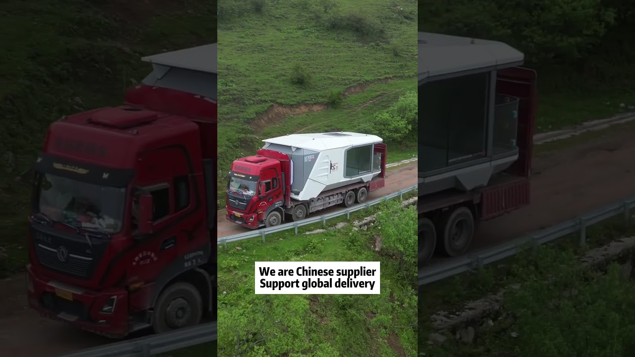 A capsule house that can be placed on land！ 