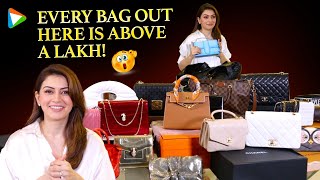 Hansika Motwani shows her luxury bag collection!