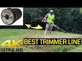 Best Trimmer Line on the Planet? Overgrown Wet Tall Grass Cleanup