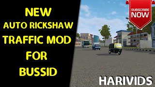 New AUTO RICKSHAW Traffic Mod | FHT1.0 | Bussid | Bus Simulator Indonesia | HariVids @HariVids