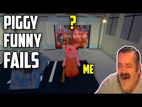 ROBLOX PIGGY FUNNY FAILS  ???