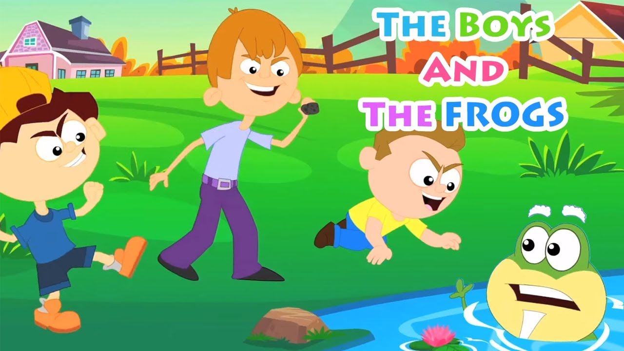 The Boys and The Frogs Short Story for Kids Moral Story And Kavita