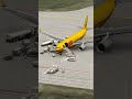 WoA World of Airports DHL Express Airbus A330-200F Cargo Unloading at Leipzig #Shorts