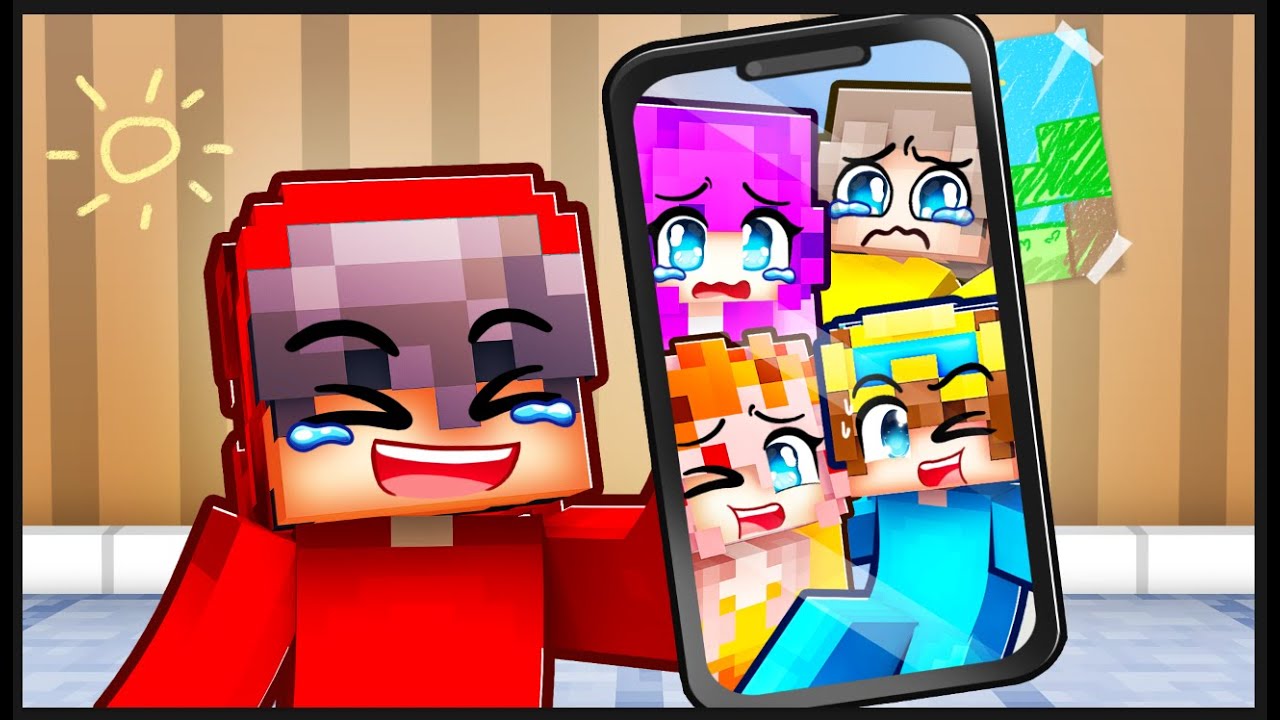 We’re Trapped in a PHONE in Minecraft!