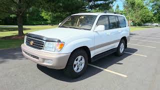 4K Review 1998 Toyota Land Cruiser Rear Diff Lock Virtual Test-Drive & Walk-around