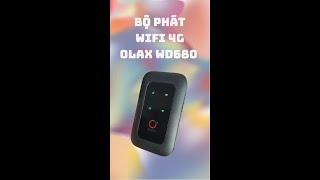 Bộ Phát Wifi 4G OLAX WD680 Tốc Độ 150Mb Nhỏ Gọn Tiện Lợi – Hàng Chính hãng