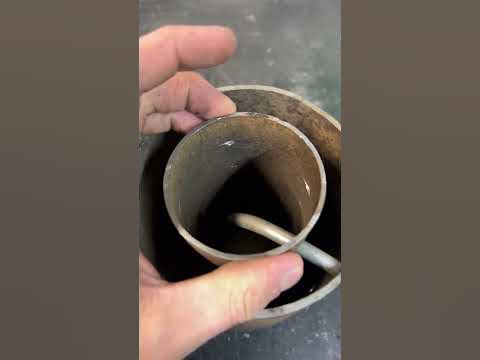 Новая горелка. Печь на отработке, начало - YouTube