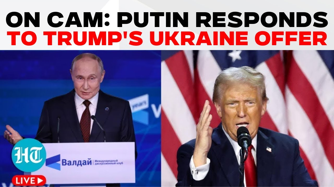 Putin Youtube Putin Speech LIVE: Vladimir Putin Responds To Trump's Plan For Ukraine ...