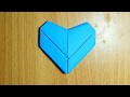 Origami Blue Heart: Make Simple Heart Paper