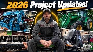 So Much Work! Tractor Splits, Diesel Overhauls & Ryan's Hydraulic Racing Mower