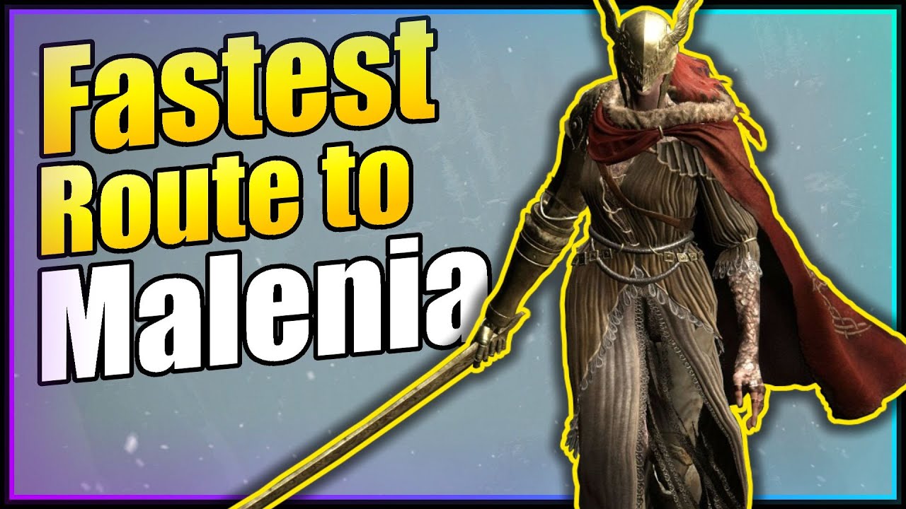 Elden Ring | How to Get to Malenia FAST & EASY - YouTube