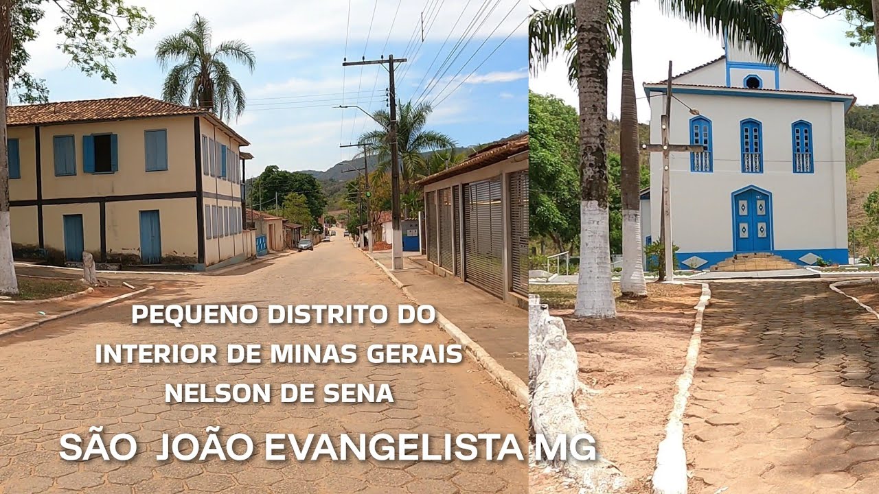 INTERIOR DE MINAS GERAIS | PEQUENO VILAREJO, DISTRITO DE NELSON DE SENA, DE SÃO JOÃO EVANGELISTA MG